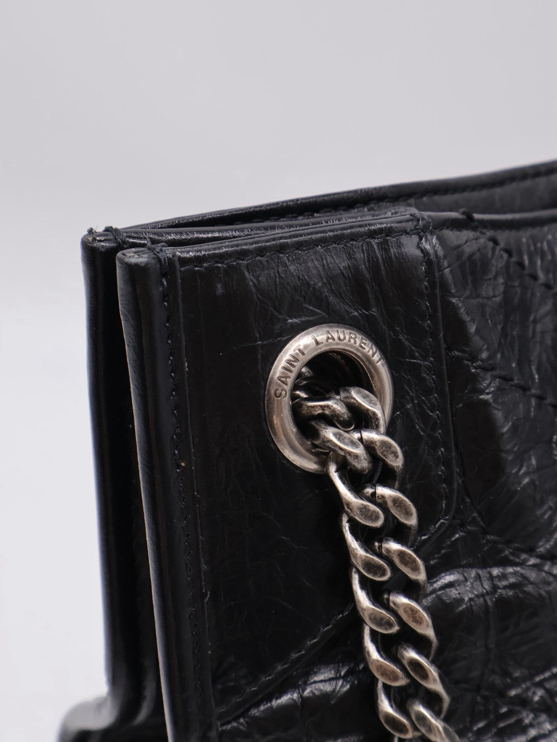 YSL Niki Tote - 中號黑