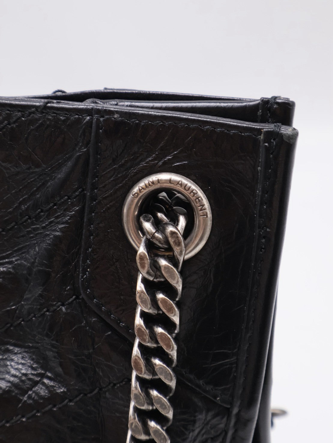 YSL Niki Tote - 中號黑
