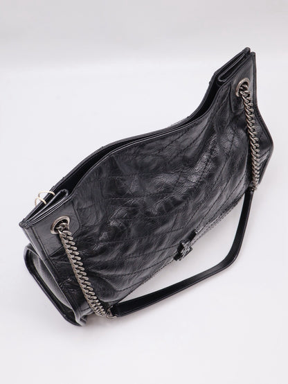 YSL Niki Tote - 中號黑