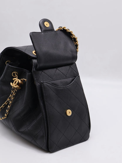 CHANEL 25 Hobo Bag - 小號黑金