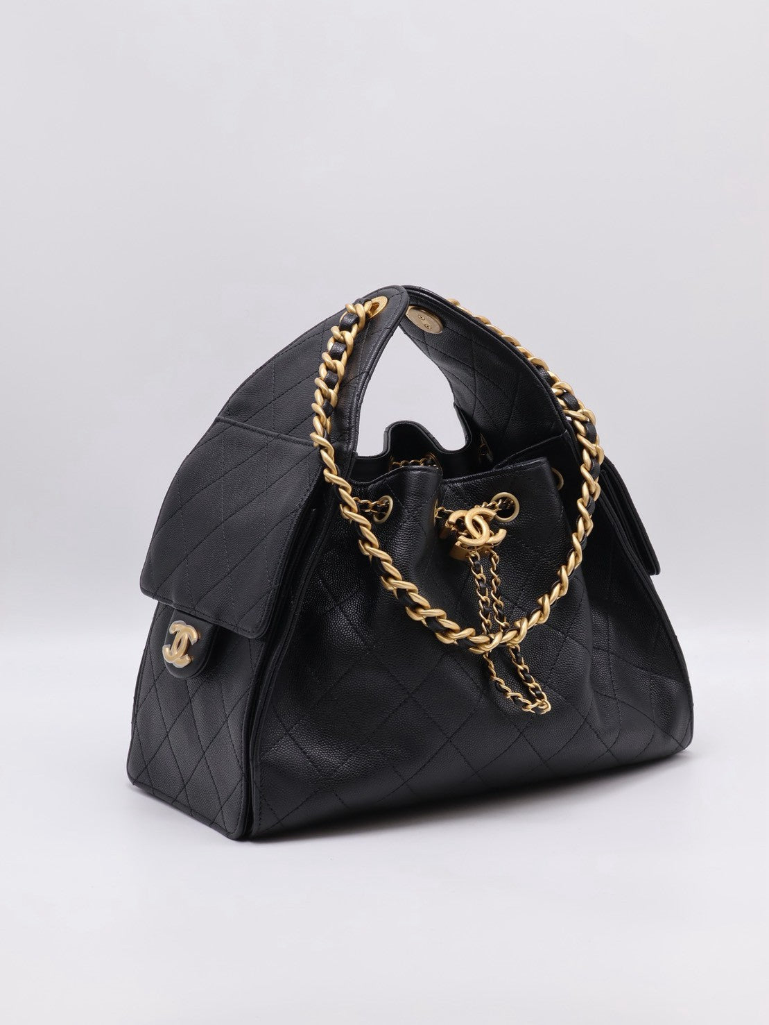 CHANEL 25 Hobo Bag - 小號黑金