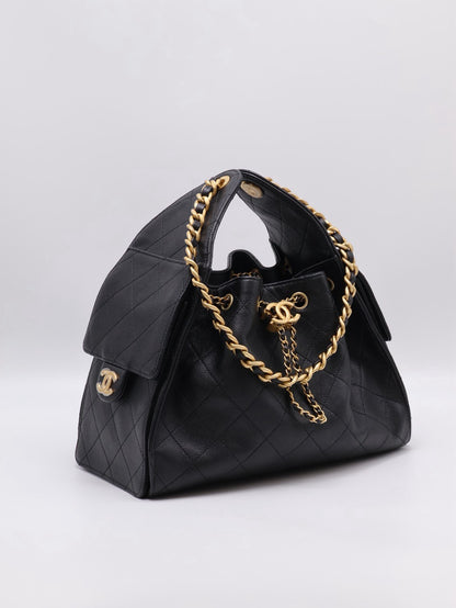 CHANEL 25 Hobo Bag - 小號黑金