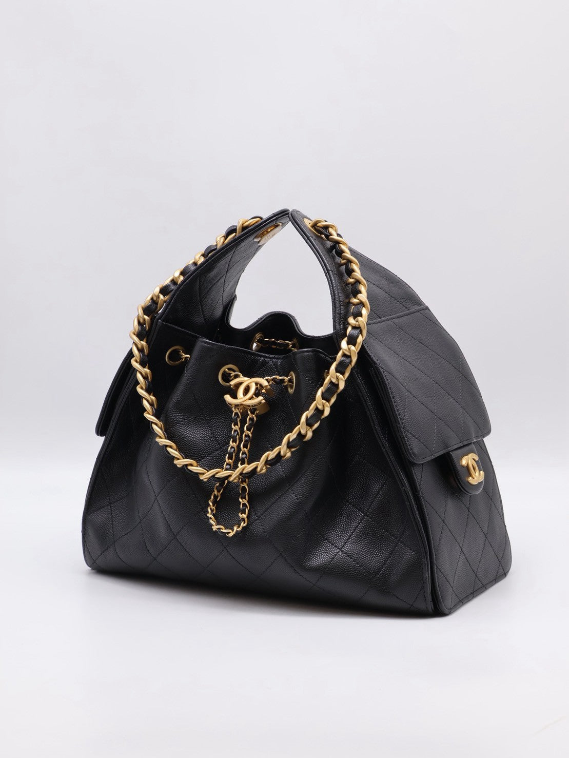 CHANEL 25 Hobo Bag - 小號黑金