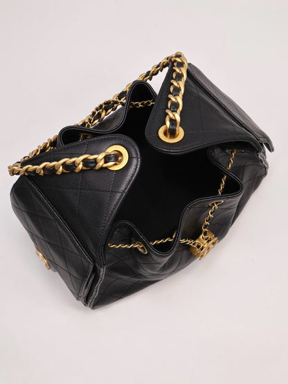 CHANEL 25 Hobo Bag - 小號黑金