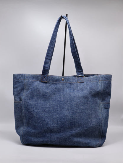 CELINE 牛仔托特包
