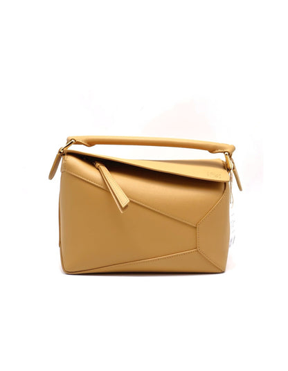 LOEWE Puzzle小牛皮手袋 - 小號薑黃色
