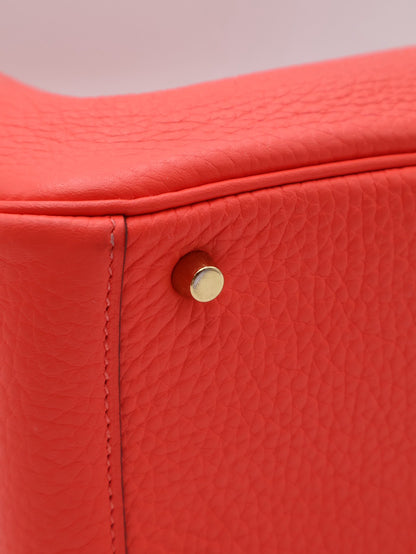 HERMES Mini Lindy - Rose Texas 0E 德克薩斯粉金 Z