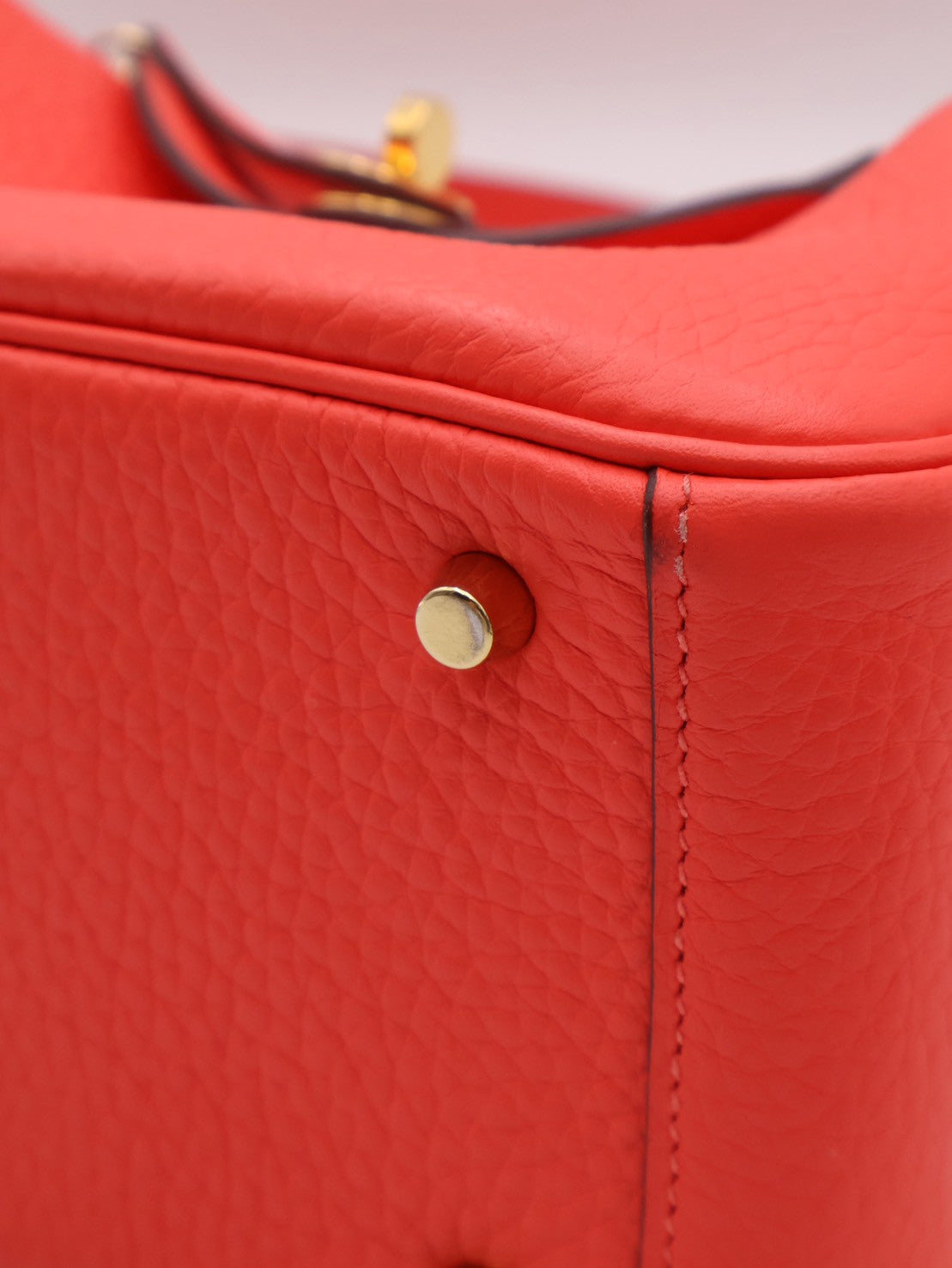 HERMES Mini Lindy - Rose Texas 0E 德克薩斯粉金 Z
