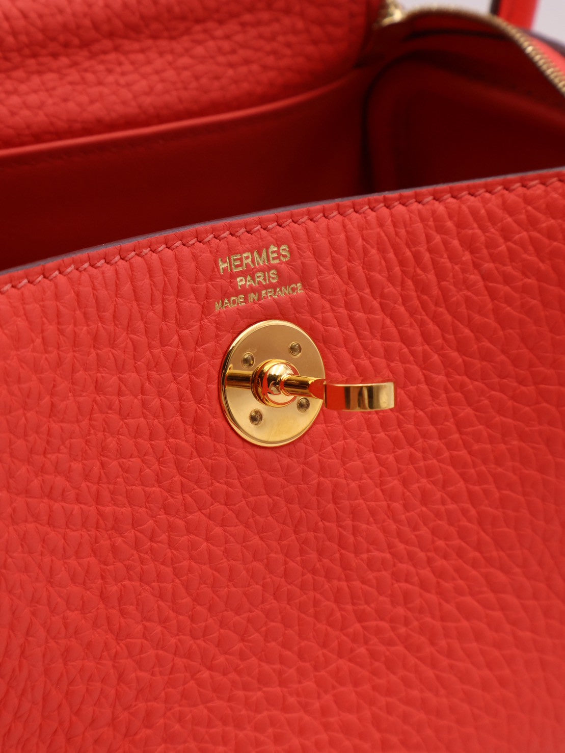 HERMES Mini Lindy - Rose Texas 0E 德克薩斯粉金 Z