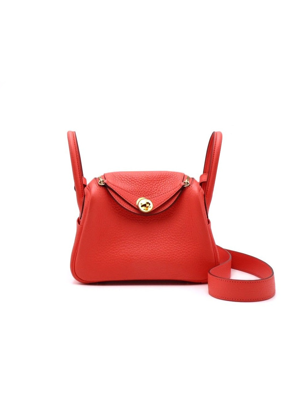 HERMES Mini Lindy - Rose Texas 0E 德克薩斯粉金 Z