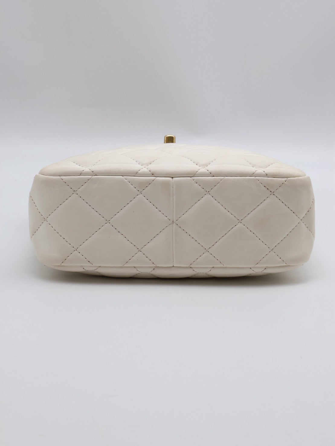 CHANEL 23B金柱調節釦Hobo - 白金