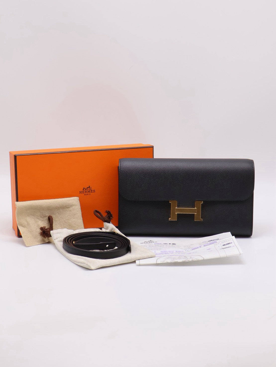 HERMES Constance To Go - Noir 89 黑金 Y