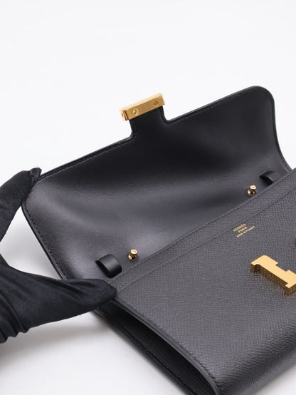 HERMES Constance To Go - Noir 89 黑金 Y