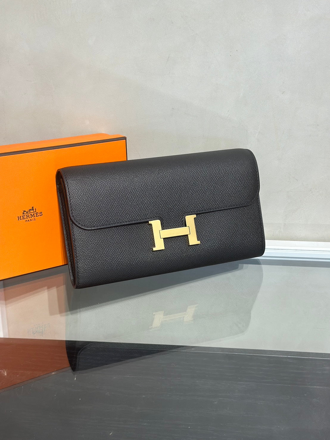 HERMES Constance To Go - Noir 89 黑金 Y