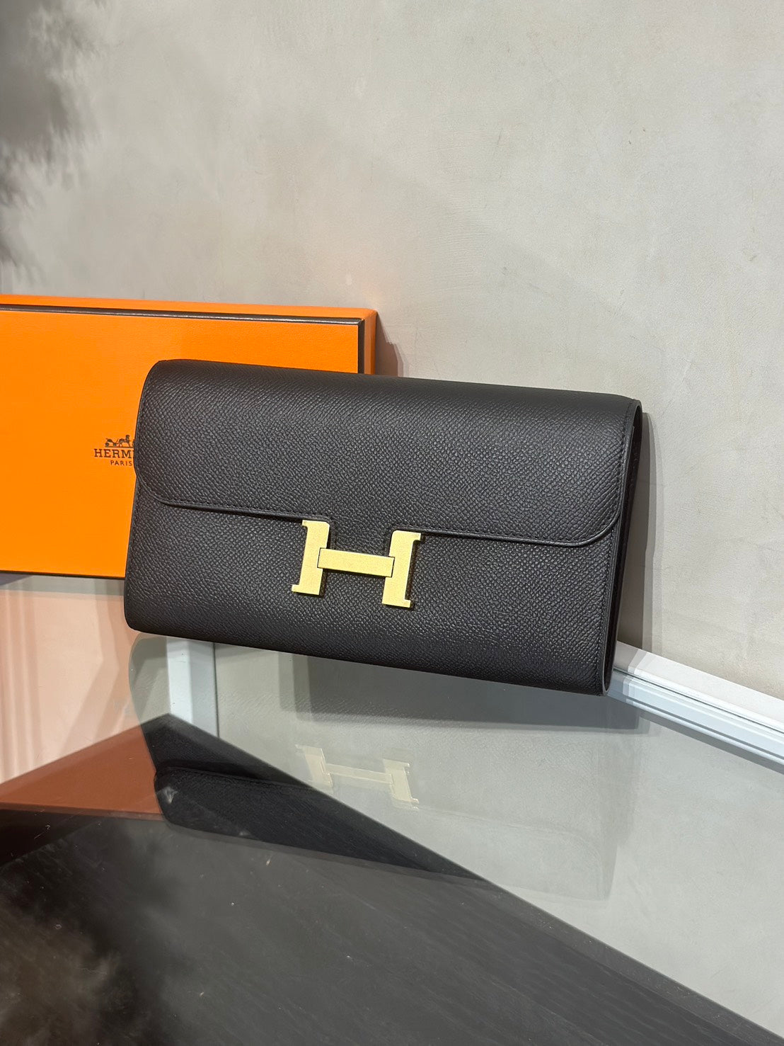 HERMES Constance To Go - Noir 89 黑金 Y