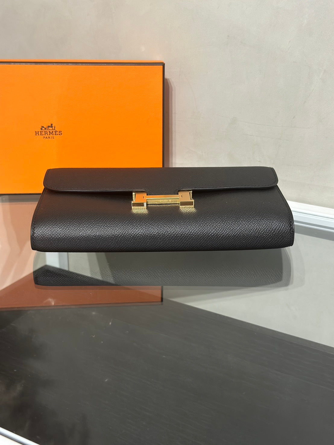 HERMES Constance To Go - Noir 89 黑金 Y
