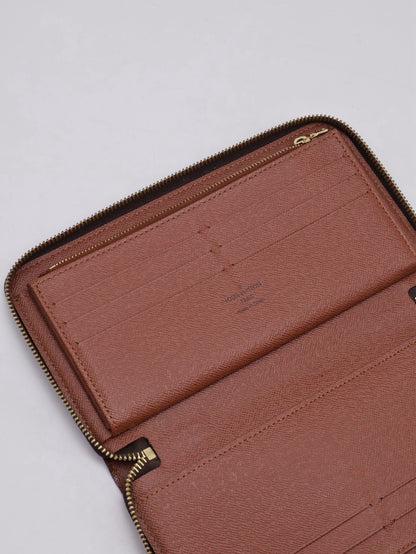 LOUIS VUITTON Zippy Organizer老花拉鍊長夾