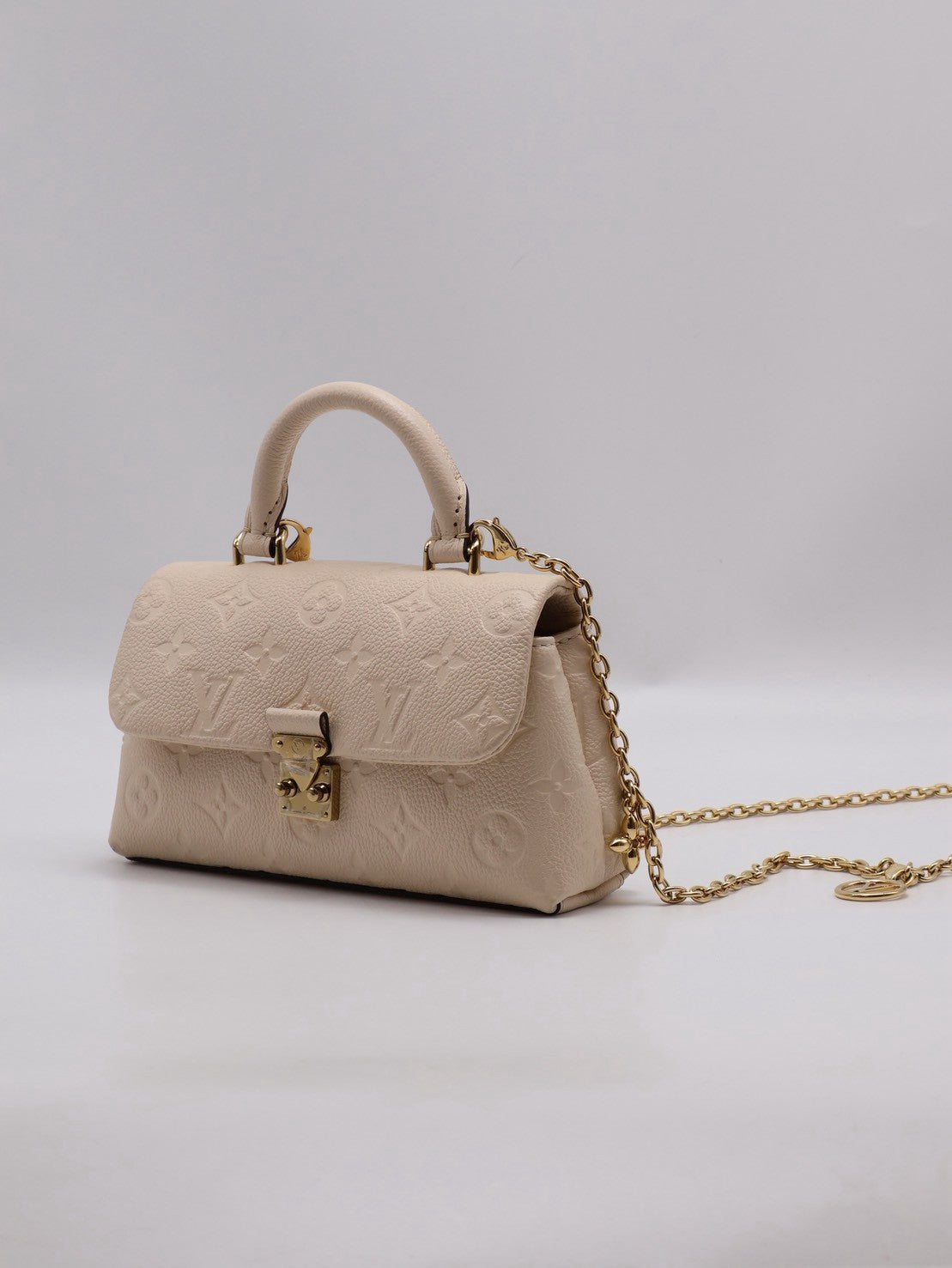 LOUIS VUITTON Nano Madeleine郵差包 - 白