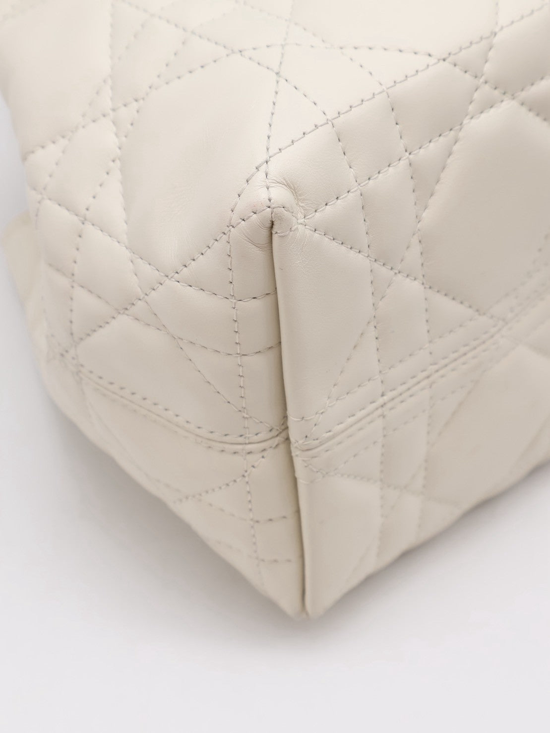 DIOR Toujours小牛皮托特包 - 小號白金