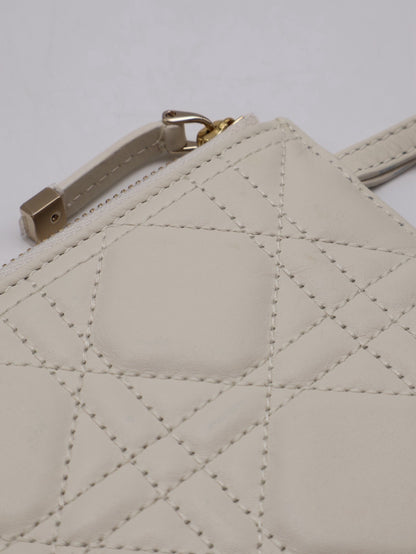 DIOR Toujours小牛皮托特包 - 小號白金