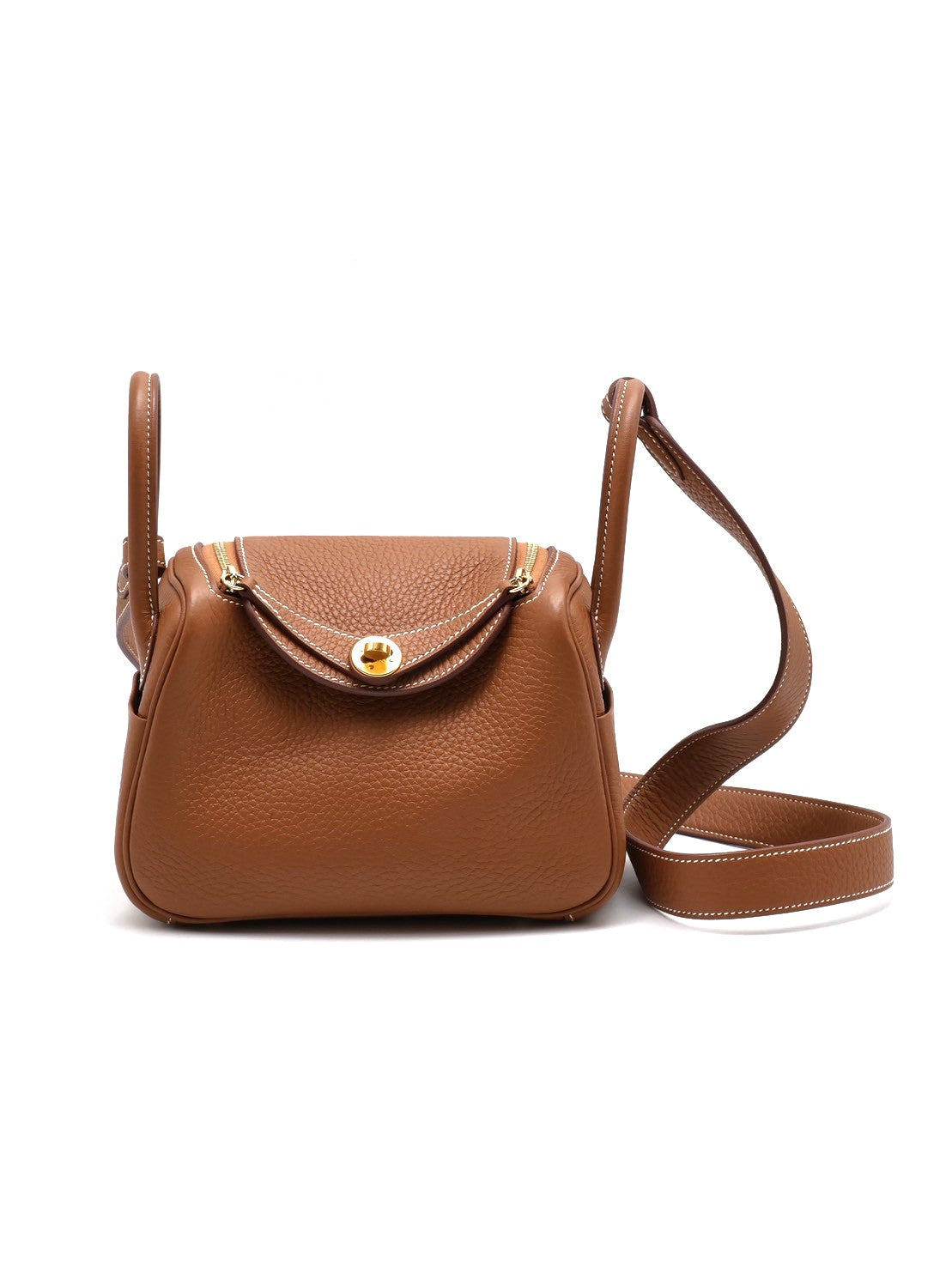 HERMES Mini lindy - 金棕金 B