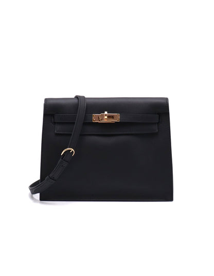 HERMES Kelly danse ll - Noir 89 黑玫瑰金 U