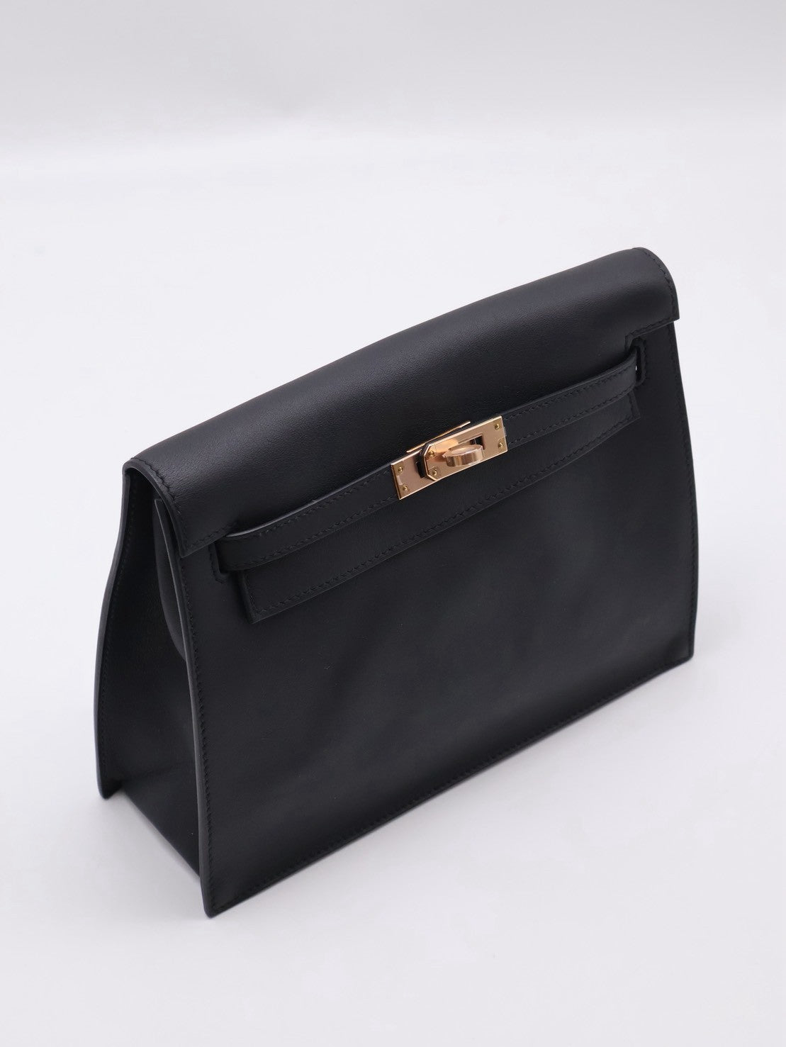 HERMES Kelly danse ll - Noir 89 黑玫瑰金 U