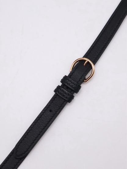 HERMES Kelly danse ll - Noir 89 黑玫瑰金 U