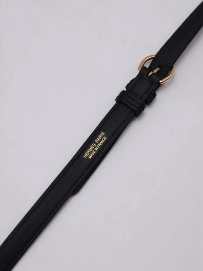 HERMES Kelly danse ll - Noir 89 黑玫瑰金 U
