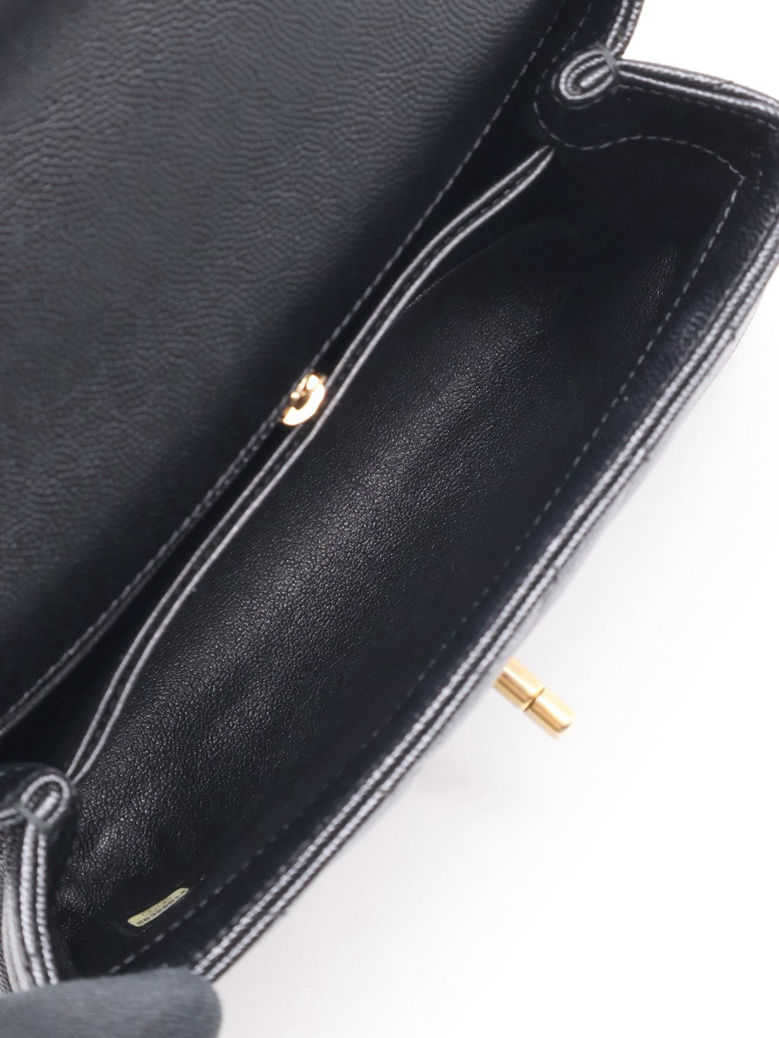 CHANEL Coco Handle V紋 -  小號黑金26開