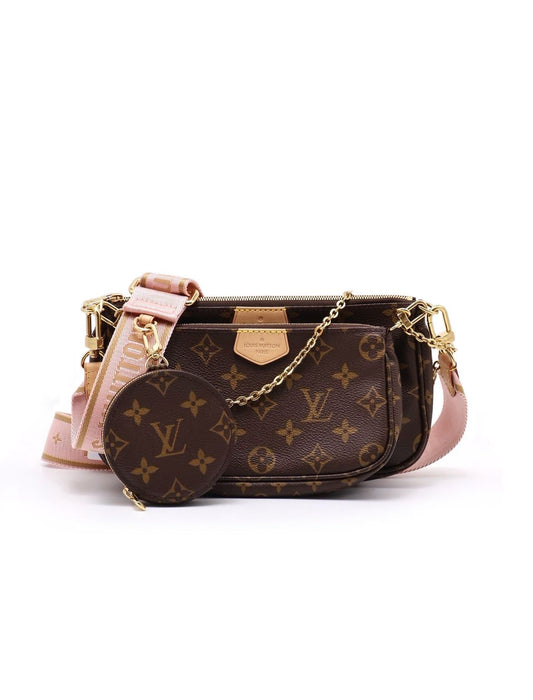 LOUIS VUITTON 五合一麻將包 - 粉