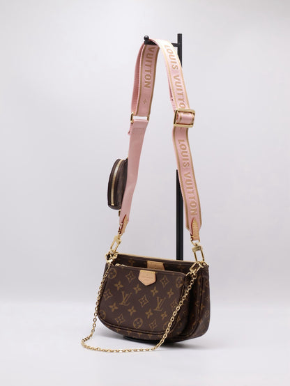 LOUIS VUITTON 五合一麻將包 - 粉