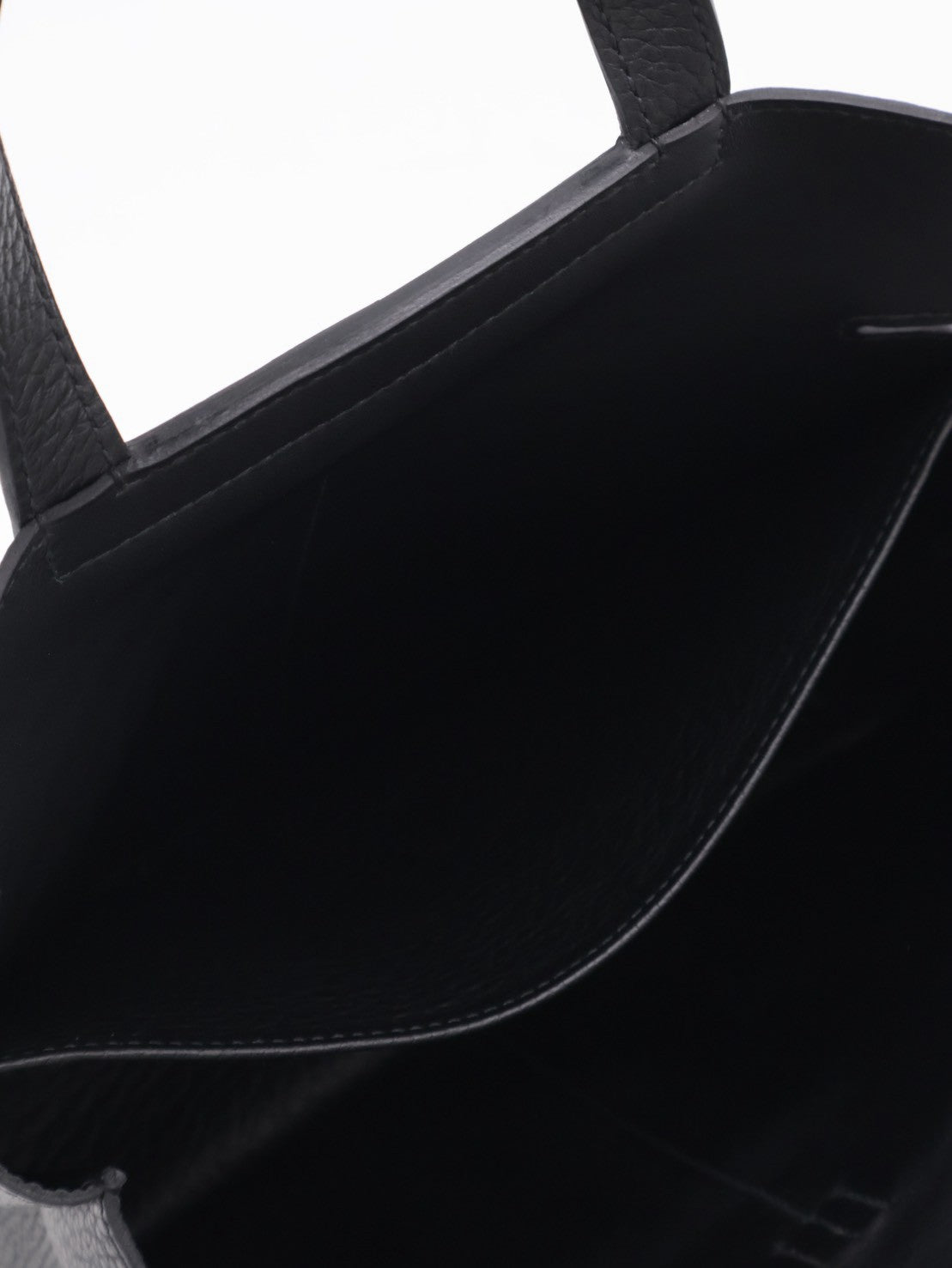 HERMES Halzan 25 - Noir 黑銀 W