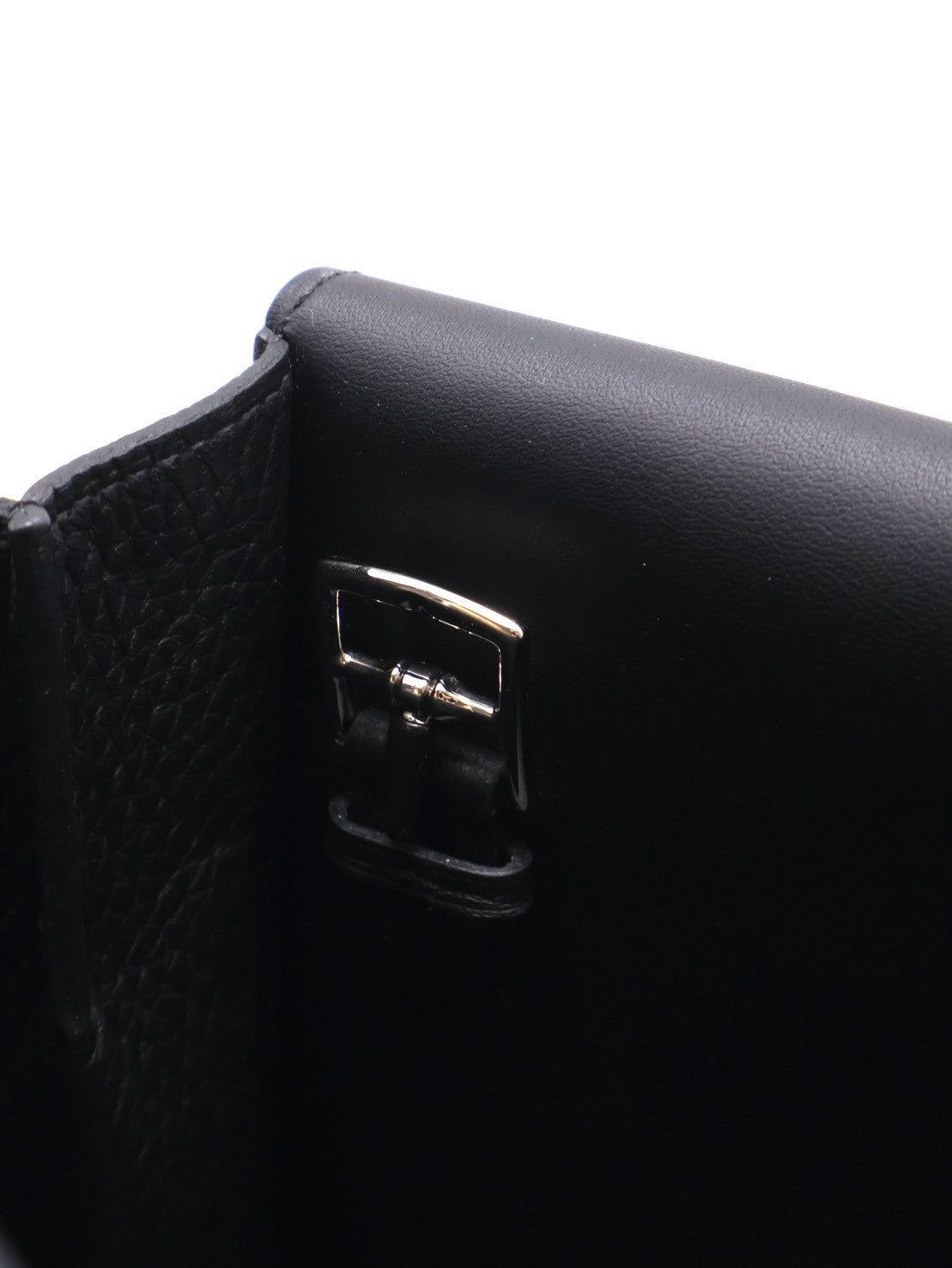 HERMES Halzan 25 - Noir 黑銀 W