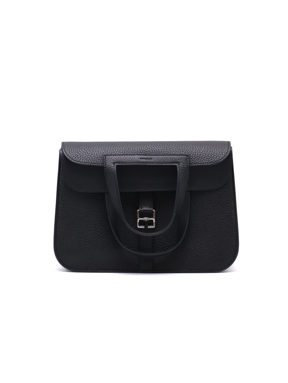 HERMES Halzan 25 - Noir 黑銀 W