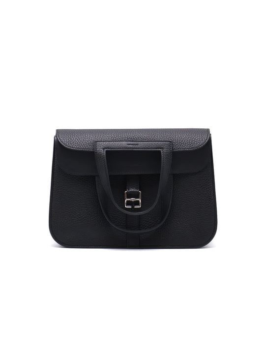 HERMES Halzan 25 - Noir 黑銀 W