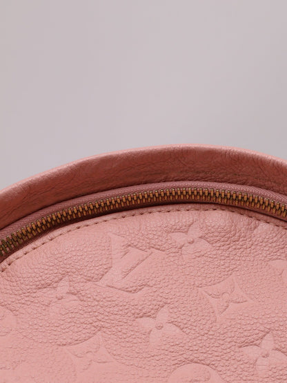 LOUIS VUITTON 壓紋牛皮後背包 - 粉