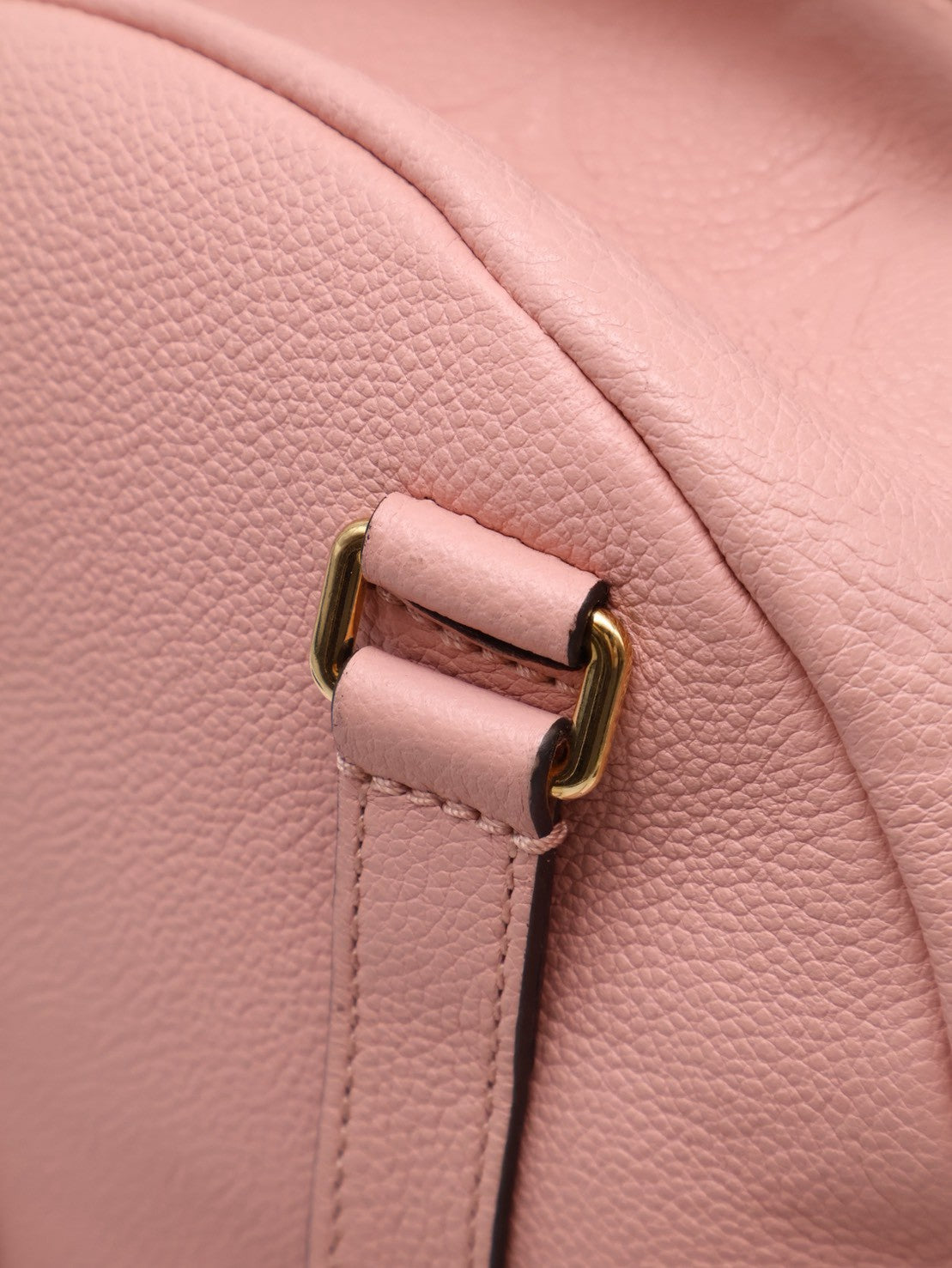 LOUIS VUITTON 壓紋牛皮後背包 - 粉