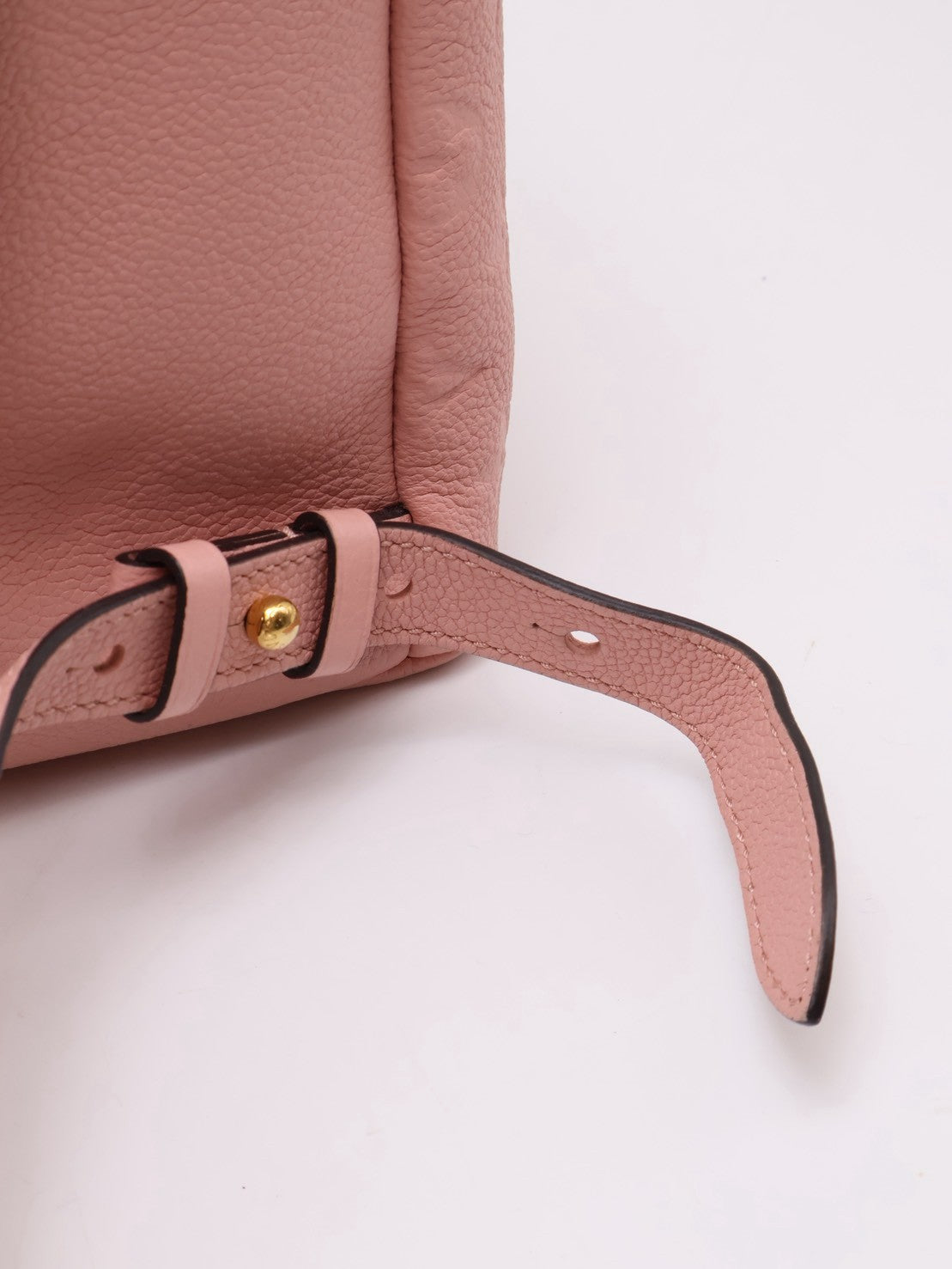 LOUIS VUITTON 壓紋牛皮後背包 - 粉