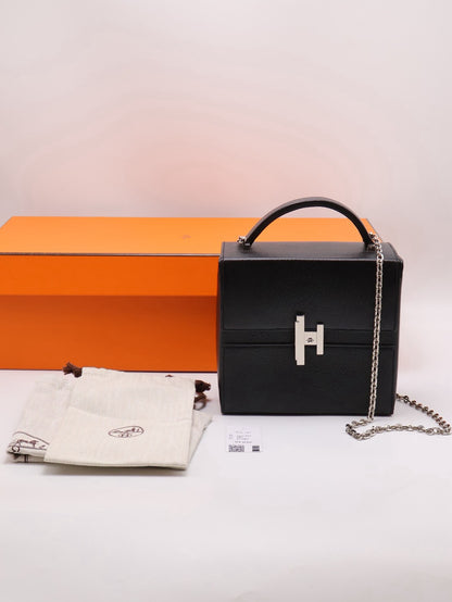 HERMES Cinhetic Box - Noir 89 黑銀 C