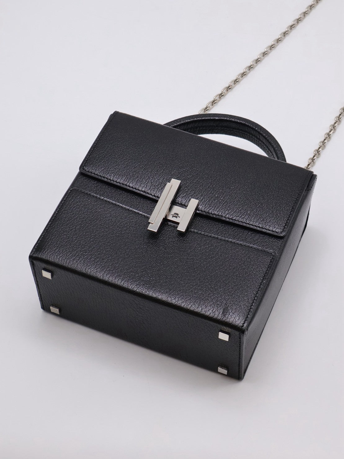 HERMES Cinhetic Box - Noir 89 黑銀 C