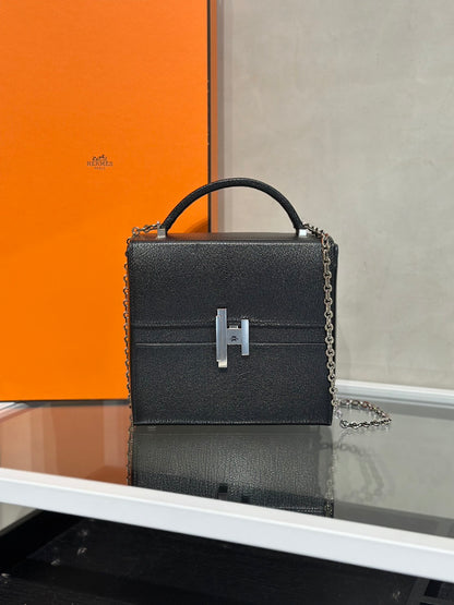 HERMES Cinhetic Box - Noir 89 黑銀 C