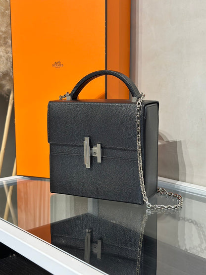 HERMES Cinhetic Box - Noir 89 黑銀 C