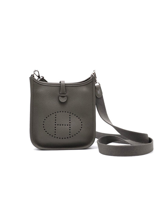 HERMES Mini Evelyne - Gris Meyer 0L 積雨雲灰銀 U