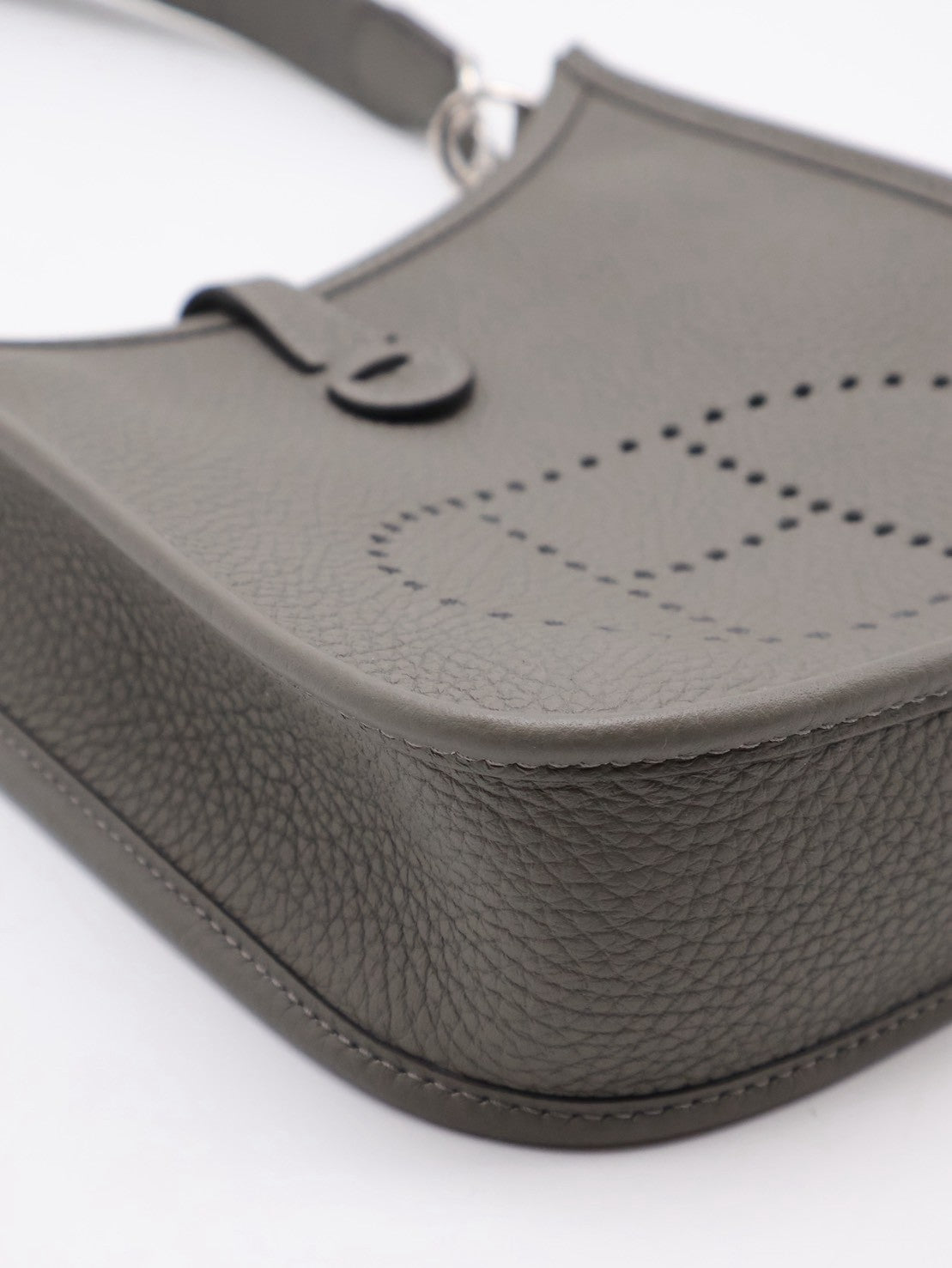 HERMES Mini Evelyne - Gris Meyer 0L 積雨雲灰銀 U