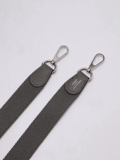 HERMES Mini Evelyne - Gris Meyer 0L 積雨雲灰銀 U