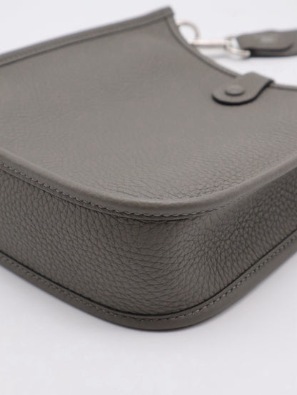 HERMES Mini Evelyne - Gris Meyer 0L 積雨雲灰銀 U