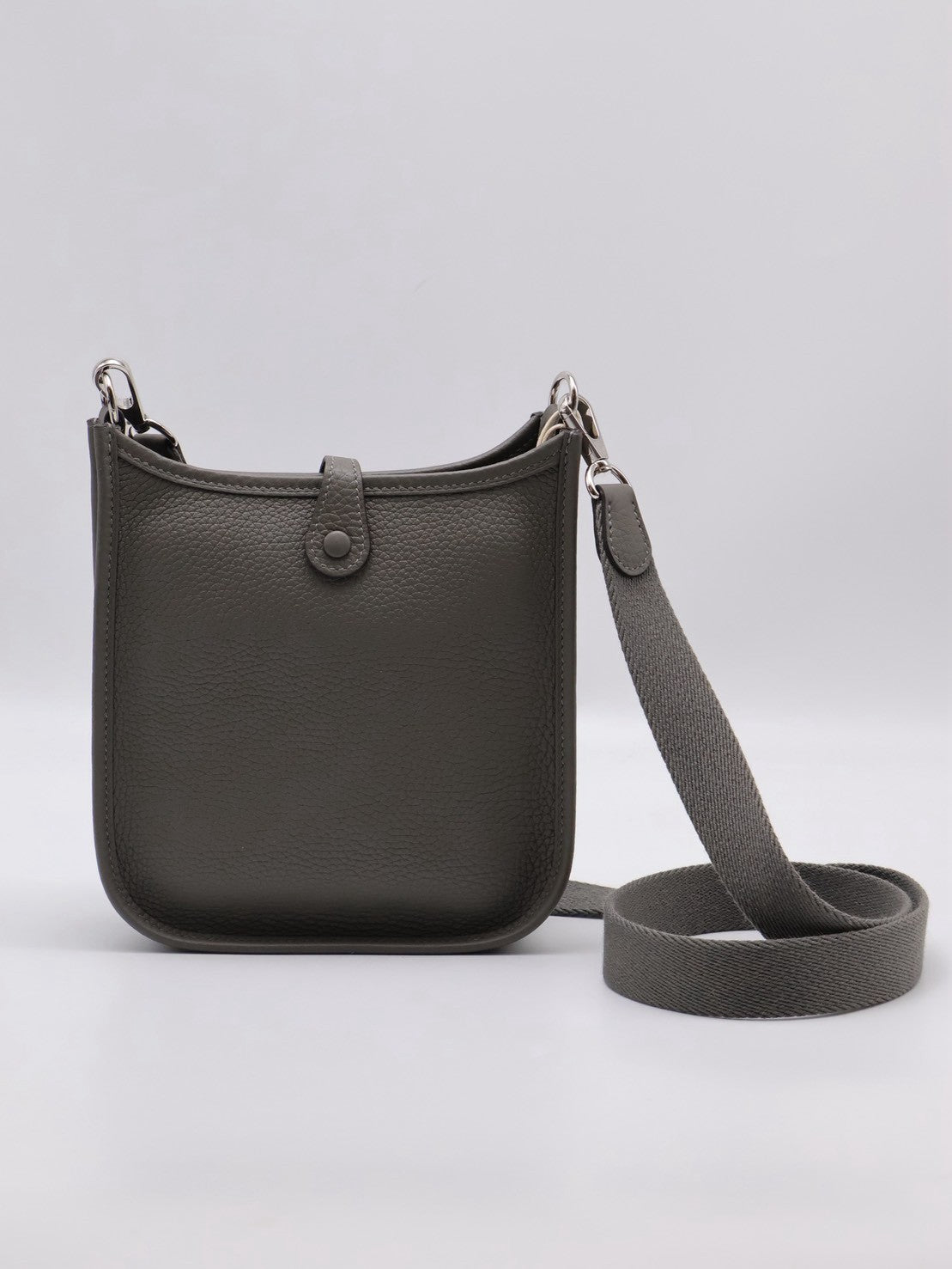 HERMES Mini Evelyne - Gris Meyer 0L 積雨雲灰銀 U
