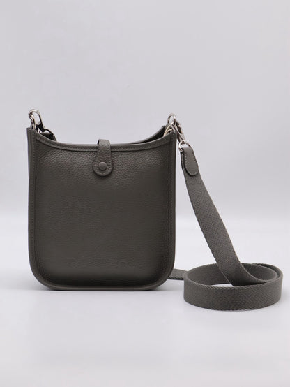 HERMES Mini Evelyne - Gris Meyer 0L 積雨雲灰銀 U