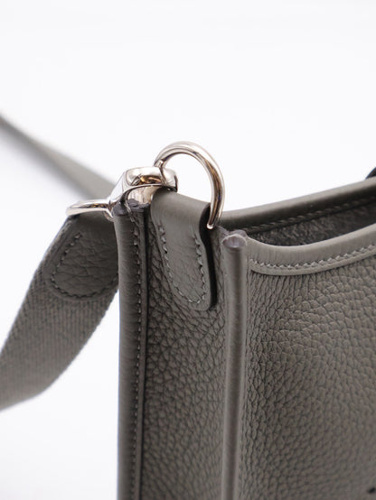 HERMES Mini Evelyne - Gris Meyer 0L 積雨雲灰銀 U